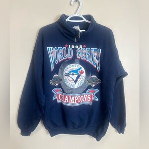 Blue Jays Size L  Series Champions Sweater